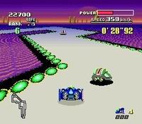 une photo d'Ã©cran de F-Zero sur Nintendo Super Nes